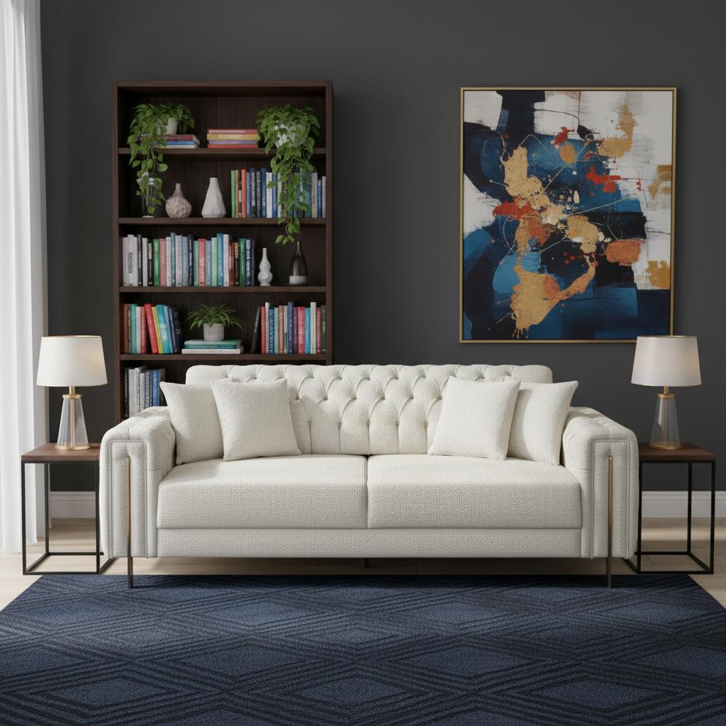 أريكة 3 مقاعد من فوليا، بيج