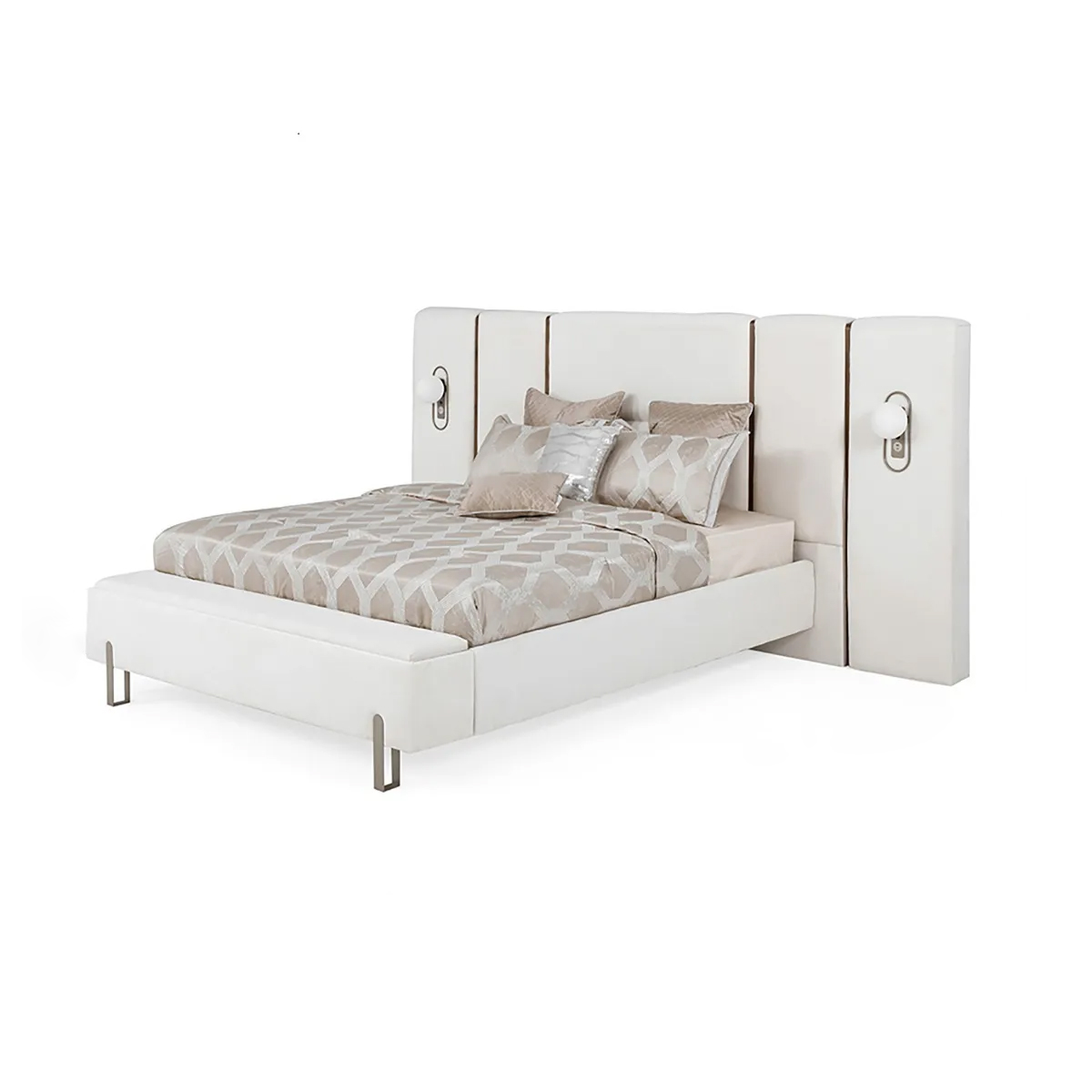 Amalfi Bed Set with Chest of Drawers, Vizon
