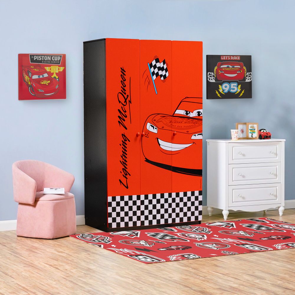 Disney Cars Lightning McQueen Wardrobe, Multicolour